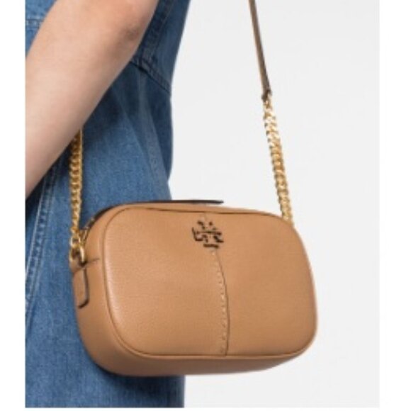 Tory Burch McGraw Camera bag beige - Picture 2 of 9